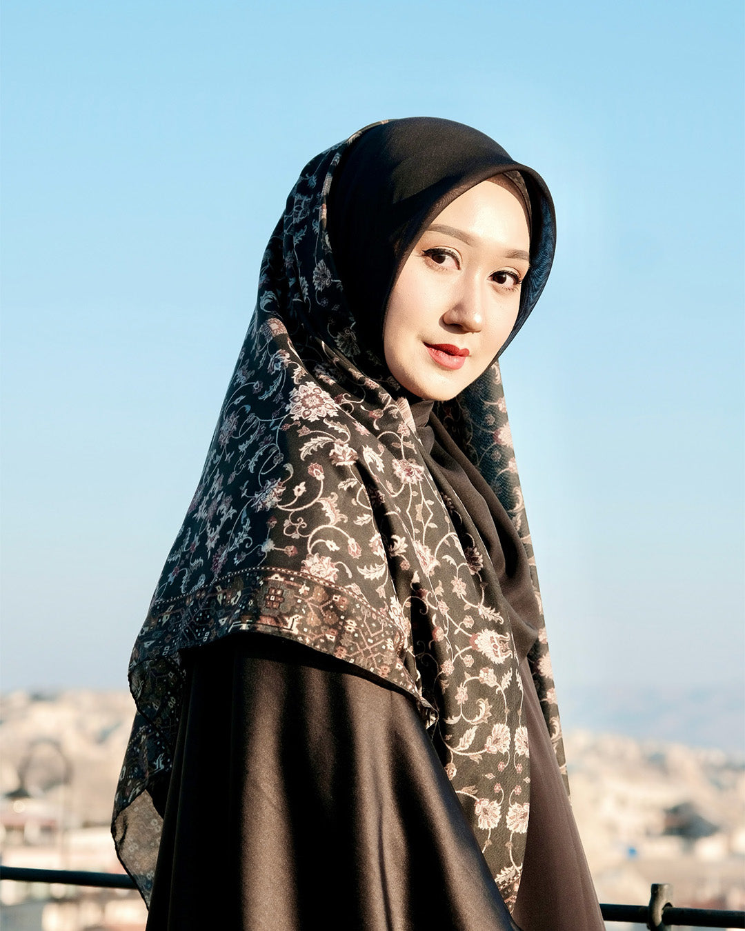 Midnight Square Scarf